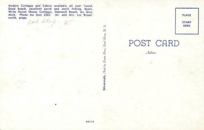 Broadworths Huron Shores - Old Postcard And Promos